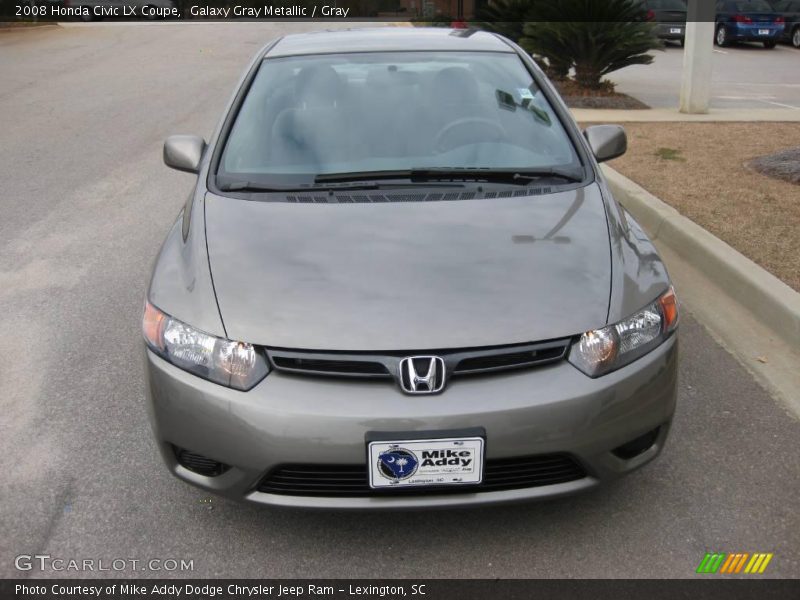 Galaxy Gray Metallic / Gray 2008 Honda Civic LX Coupe
