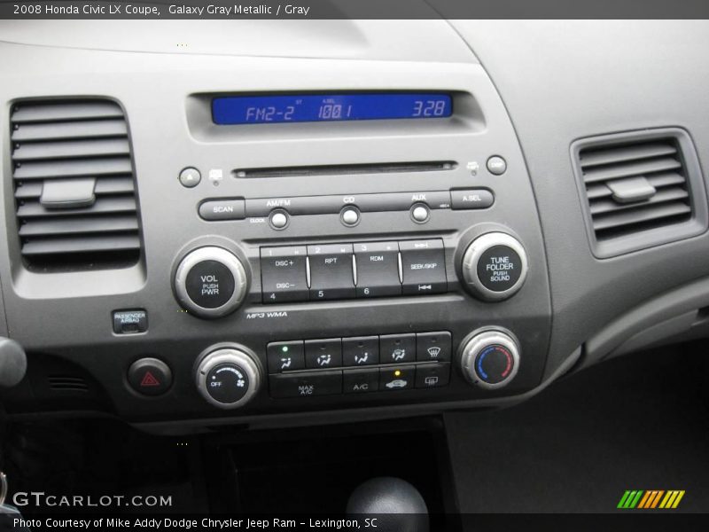 Galaxy Gray Metallic / Gray 2008 Honda Civic LX Coupe