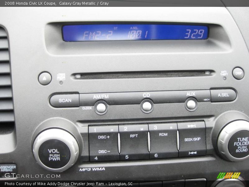 Galaxy Gray Metallic / Gray 2008 Honda Civic LX Coupe