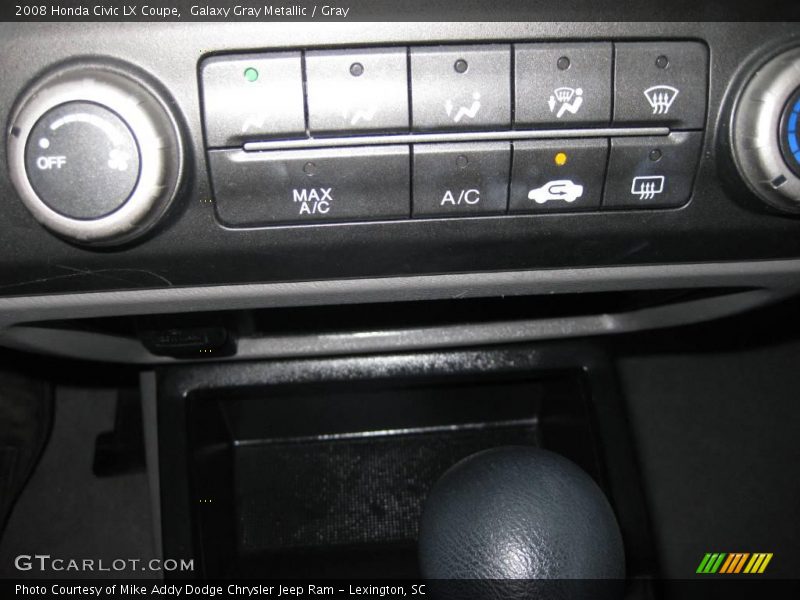 Galaxy Gray Metallic / Gray 2008 Honda Civic LX Coupe