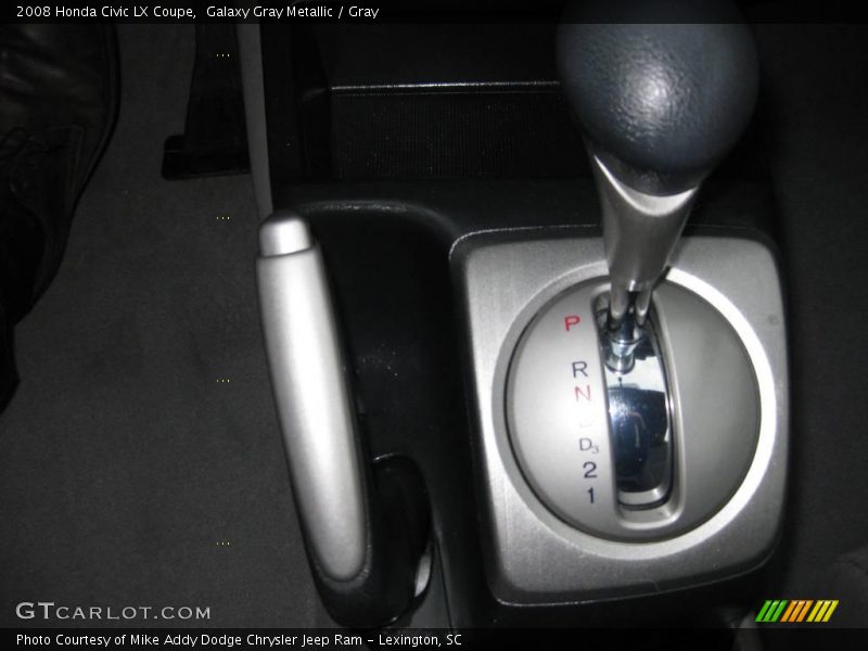 Galaxy Gray Metallic / Gray 2008 Honda Civic LX Coupe