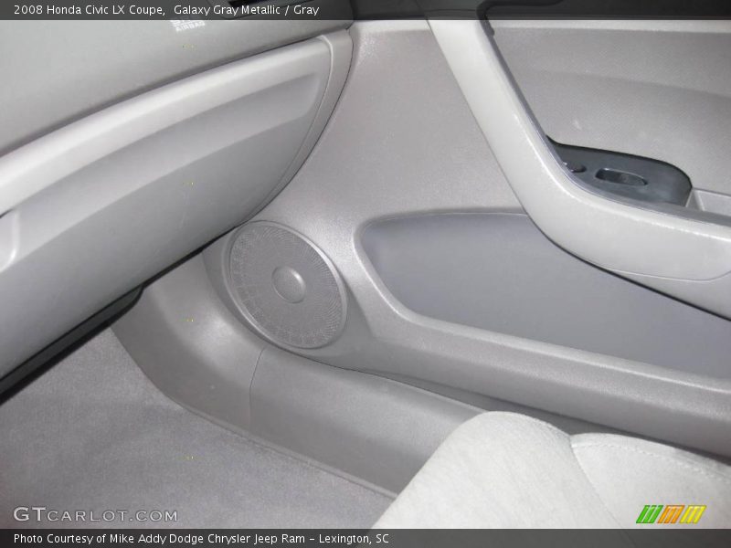 Galaxy Gray Metallic / Gray 2008 Honda Civic LX Coupe