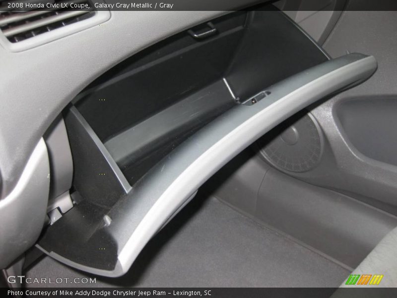 Galaxy Gray Metallic / Gray 2008 Honda Civic LX Coupe