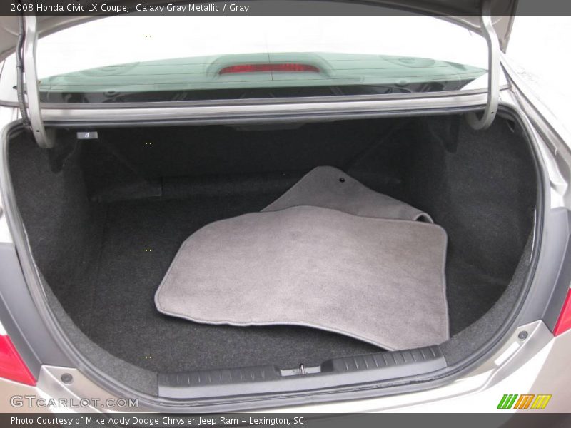 Galaxy Gray Metallic / Gray 2008 Honda Civic LX Coupe
