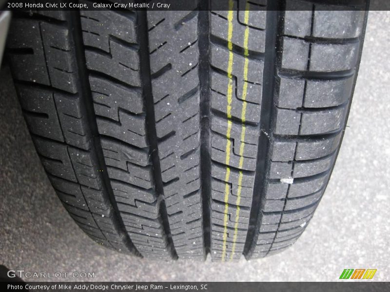 Galaxy Gray Metallic / Gray 2008 Honda Civic LX Coupe