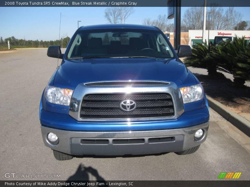 Blue Streak Metallic / Graphite Gray 2008 Toyota Tundra SR5 CrewMax