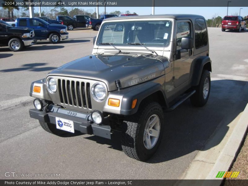 Light Khaki Metallic / Khaki 2004 Jeep Wrangler Rubicon 4x4