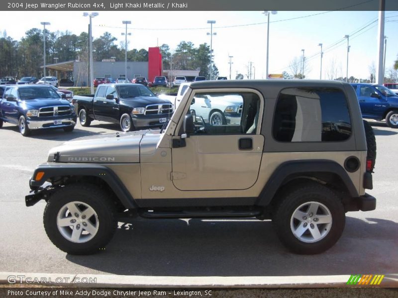 Light Khaki Metallic / Khaki 2004 Jeep Wrangler Rubicon 4x4