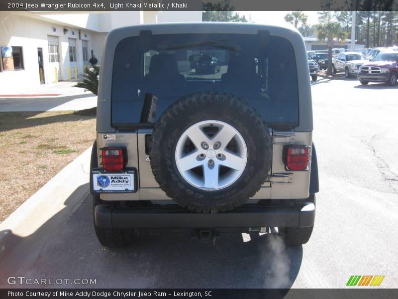 Light Khaki Metallic / Khaki 2004 Jeep Wrangler Rubicon 4x4