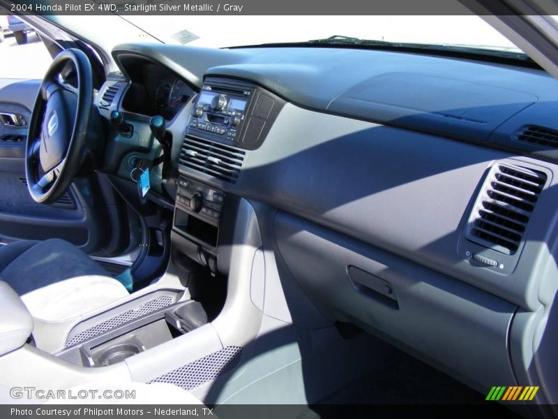 Starlight Silver Metallic / Gray 2004 Honda Pilot EX 4WD