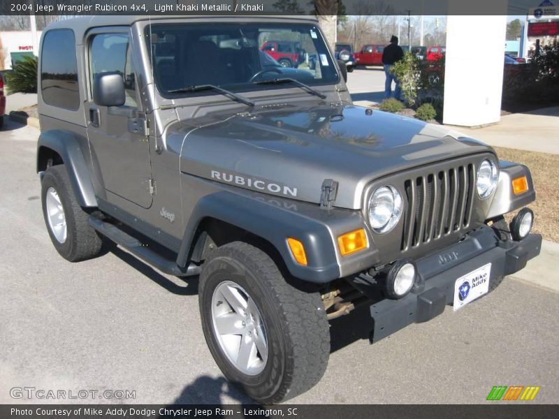 Light Khaki Metallic / Khaki 2004 Jeep Wrangler Rubicon 4x4
