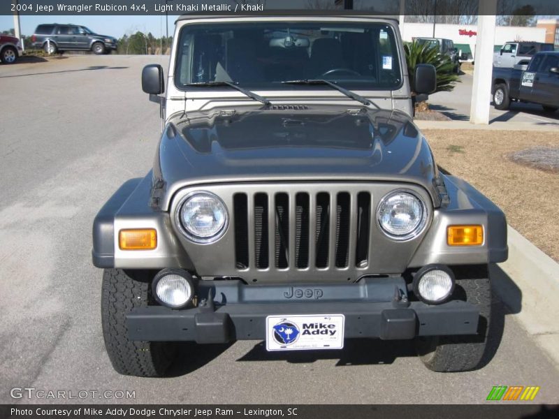 Light Khaki Metallic / Khaki 2004 Jeep Wrangler Rubicon 4x4