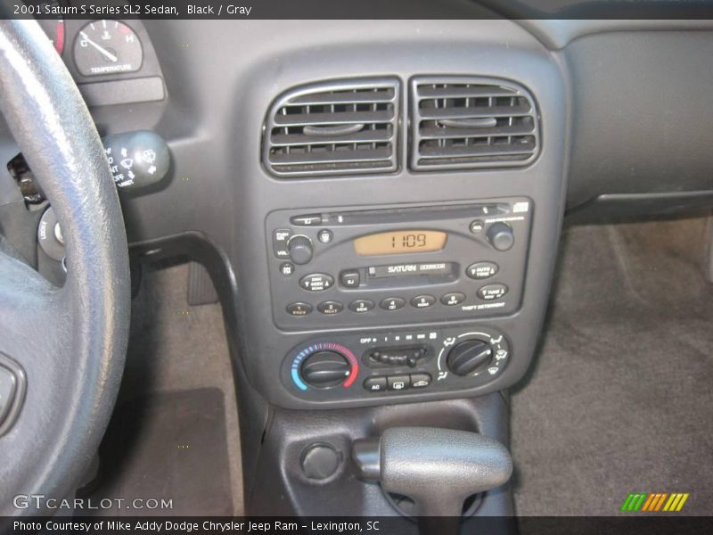Black / Gray 2001 Saturn S Series SL2 Sedan