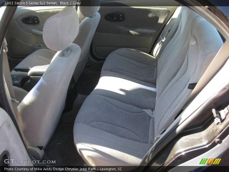 Black / Gray 2001 Saturn S Series SL2 Sedan