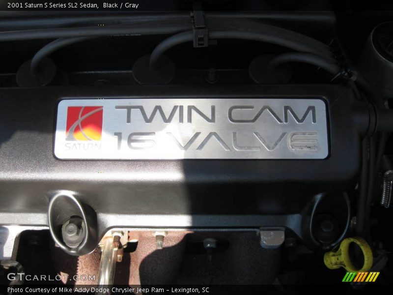 Black / Gray 2001 Saturn S Series SL2 Sedan