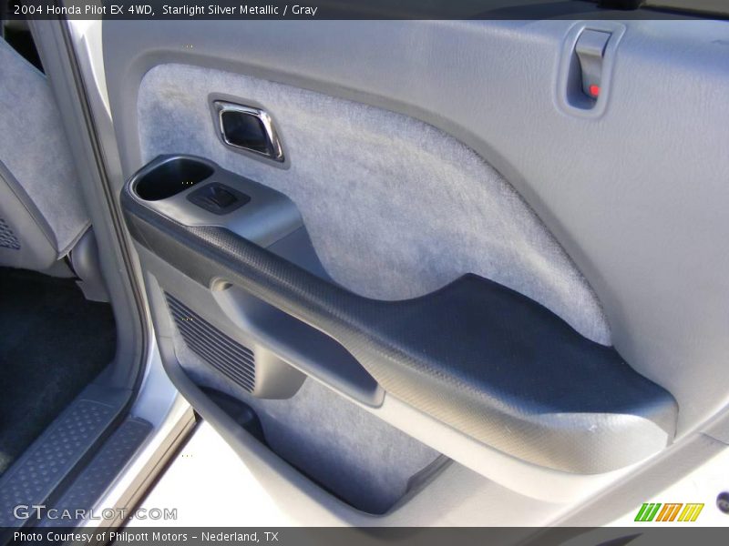 Starlight Silver Metallic / Gray 2004 Honda Pilot EX 4WD