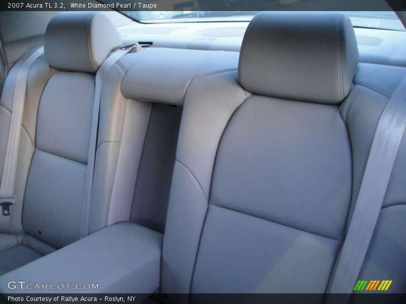 White Diamond Pearl / Taupe 2007 Acura TL 3.2