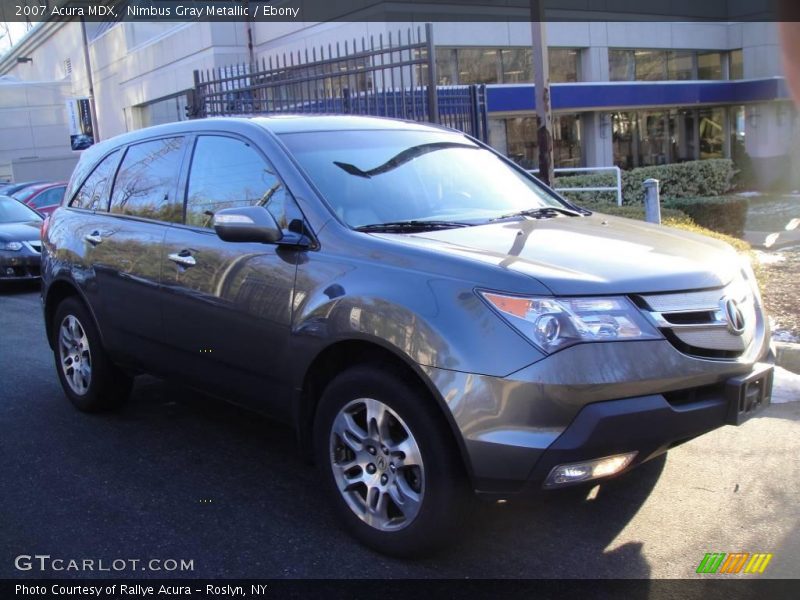 Nimbus Gray Metallic / Ebony 2007 Acura MDX