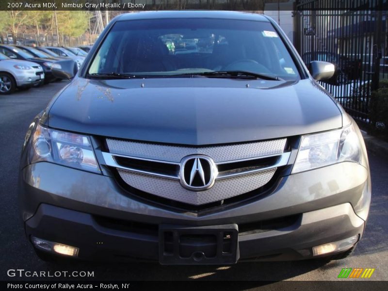 Nimbus Gray Metallic / Ebony 2007 Acura MDX