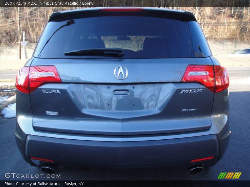 Nimbus Gray Metallic / Ebony 2007 Acura MDX