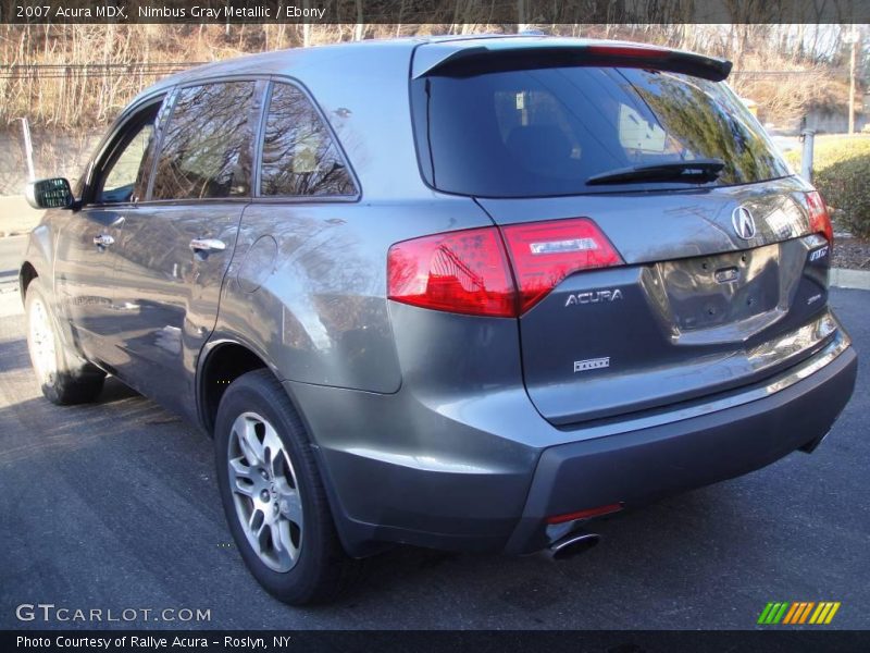 Nimbus Gray Metallic / Ebony 2007 Acura MDX