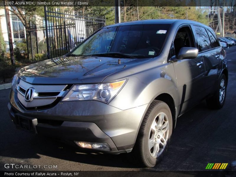Nimbus Gray Metallic / Ebony 2007 Acura MDX