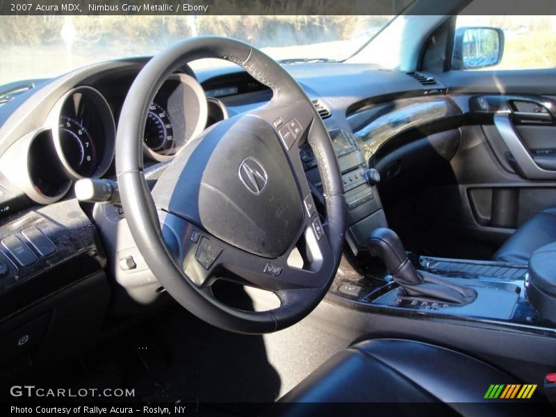 Nimbus Gray Metallic / Ebony 2007 Acura MDX