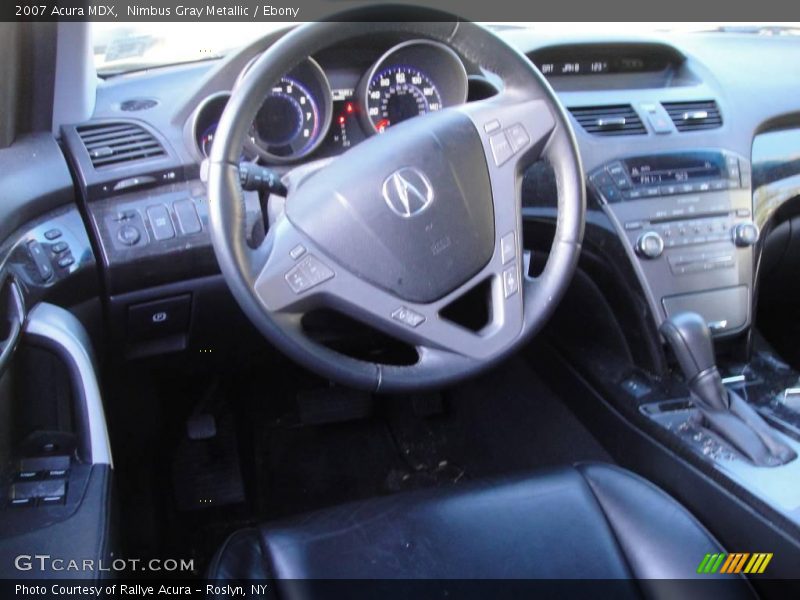 Nimbus Gray Metallic / Ebony 2007 Acura MDX