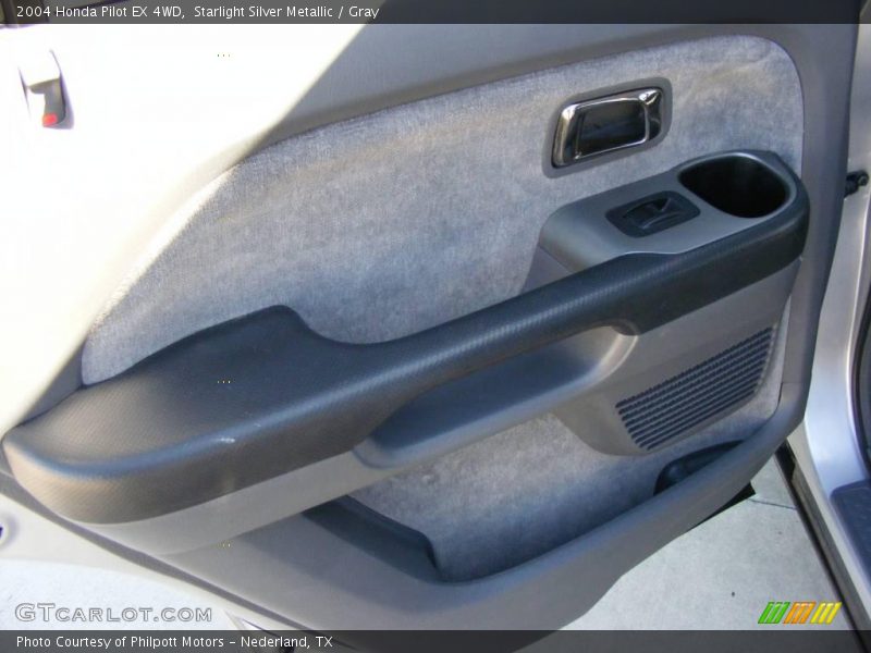 Starlight Silver Metallic / Gray 2004 Honda Pilot EX 4WD