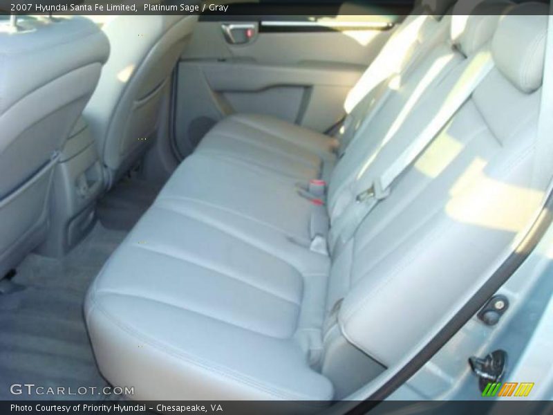 Platinum Sage / Gray 2007 Hyundai Santa Fe Limited