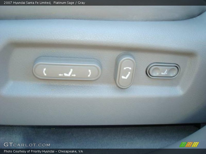 Platinum Sage / Gray 2007 Hyundai Santa Fe Limited