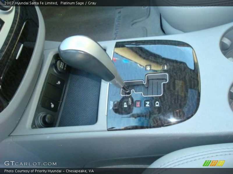 Platinum Sage / Gray 2007 Hyundai Santa Fe Limited