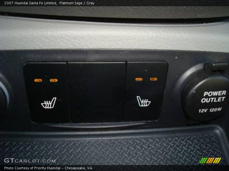 Platinum Sage / Gray 2007 Hyundai Santa Fe Limited