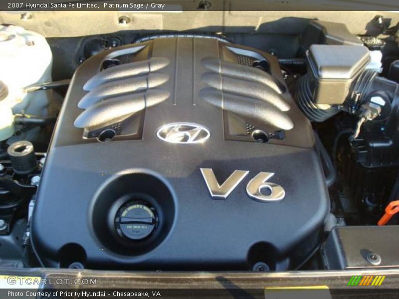 Platinum Sage / Gray 2007 Hyundai Santa Fe Limited