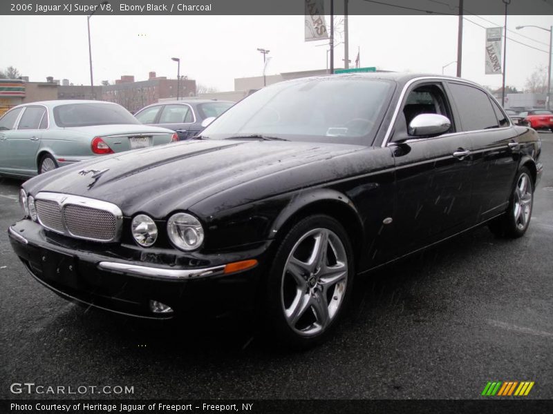 Ebony Black / Charcoal 2006 Jaguar XJ Super V8