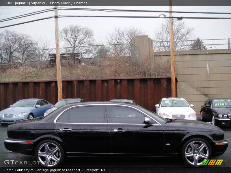 Ebony Black / Charcoal 2006 Jaguar XJ Super V8