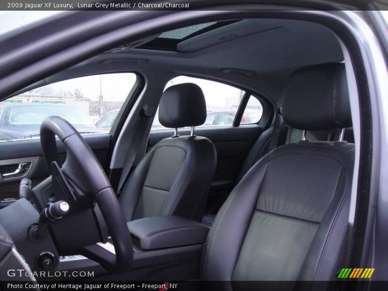 Lunar Grey Metallic / Charcoal/Charcoal 2009 Jaguar XF Luxury