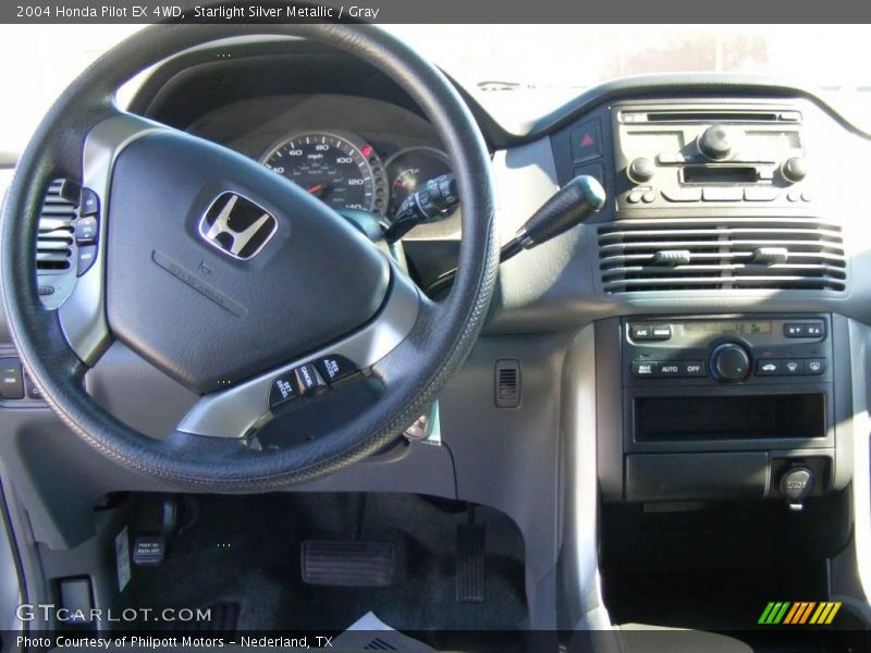 Starlight Silver Metallic / Gray 2004 Honda Pilot EX 4WD