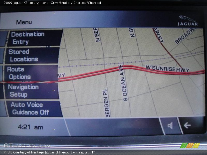 Navigation of 2009 XF Luxury