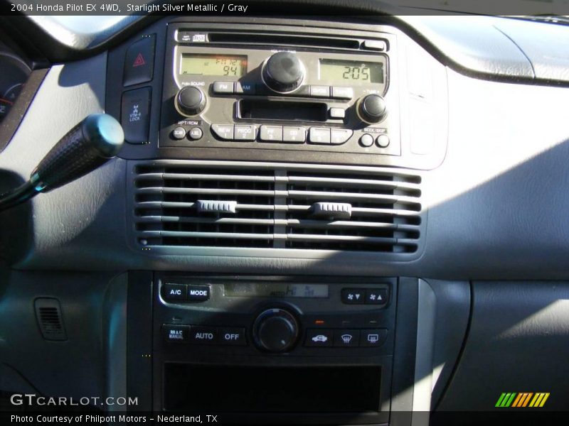 Starlight Silver Metallic / Gray 2004 Honda Pilot EX 4WD