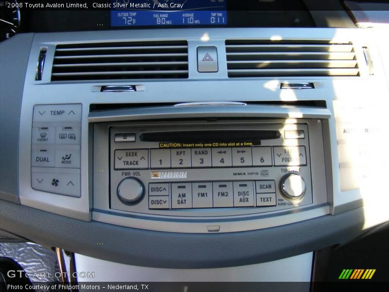 Classic Silver Metallic / Ash Gray 2008 Toyota Avalon Limited