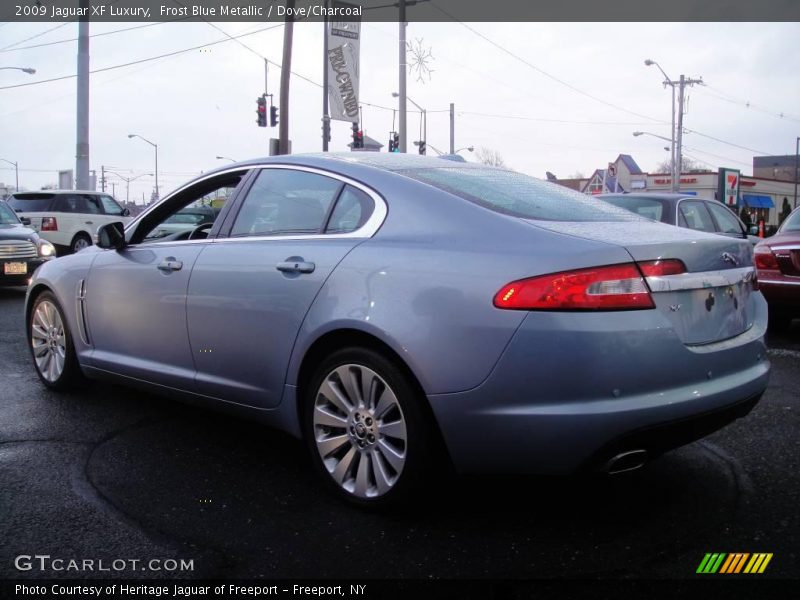 Frost Blue Metallic / Dove/Charcoal 2009 Jaguar XF Luxury