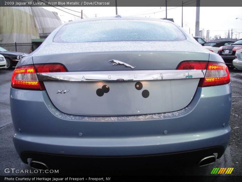 Frost Blue Metallic / Dove/Charcoal 2009 Jaguar XF Luxury