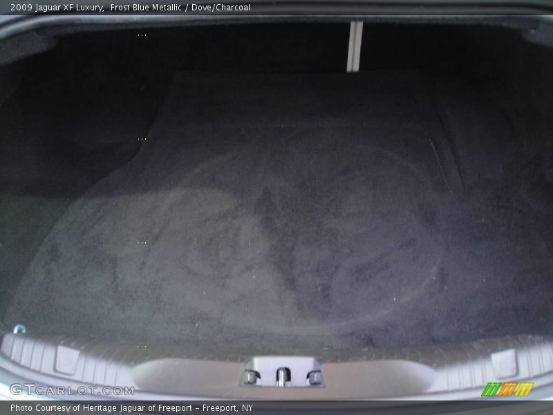 Frost Blue Metallic / Dove/Charcoal 2009 Jaguar XF Luxury