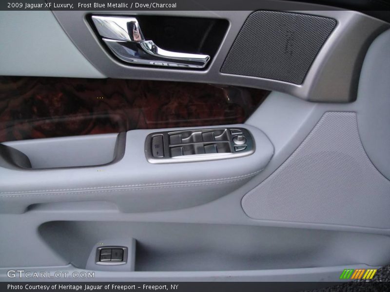 Frost Blue Metallic / Dove/Charcoal 2009 Jaguar XF Luxury
