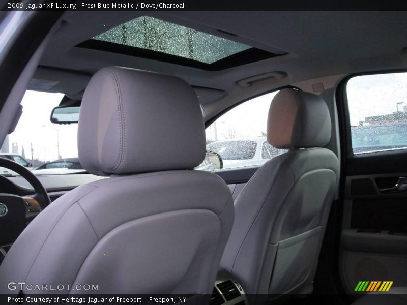 Frost Blue Metallic / Dove/Charcoal 2009 Jaguar XF Luxury