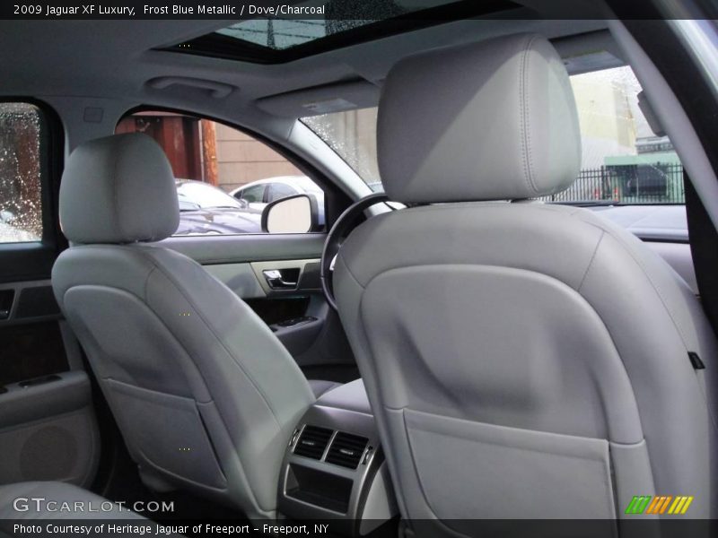 Frost Blue Metallic / Dove/Charcoal 2009 Jaguar XF Luxury