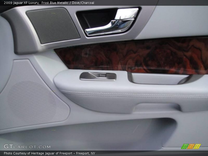 Frost Blue Metallic / Dove/Charcoal 2009 Jaguar XF Luxury