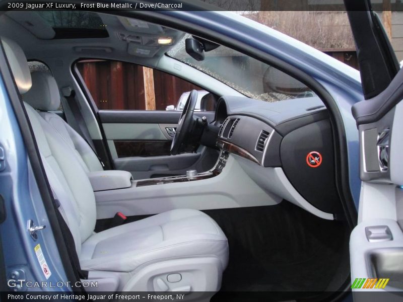 Frost Blue Metallic / Dove/Charcoal 2009 Jaguar XF Luxury
