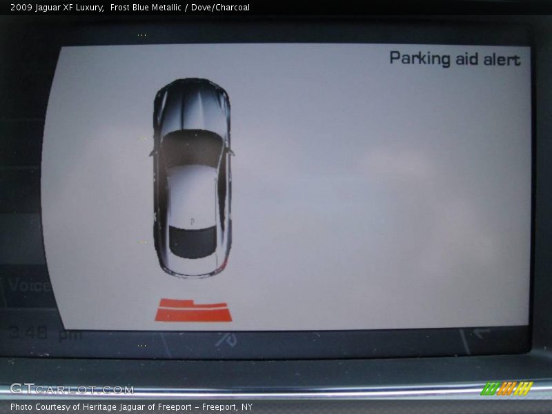 Frost Blue Metallic / Dove/Charcoal 2009 Jaguar XF Luxury